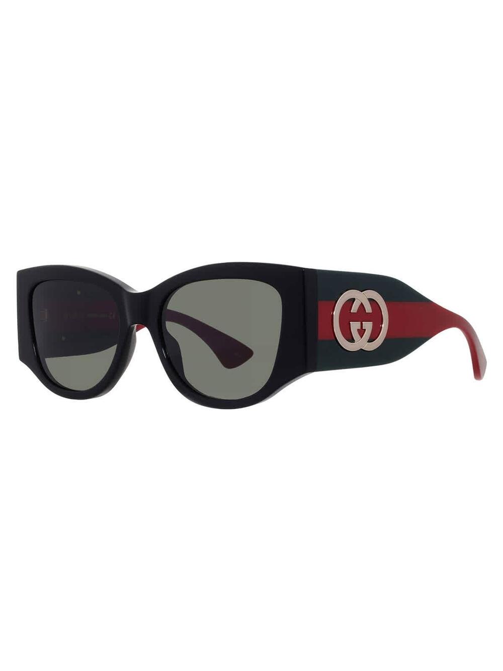 Gucci Grey Cat Eye Ladies Sunglasses 55 #265221G22B